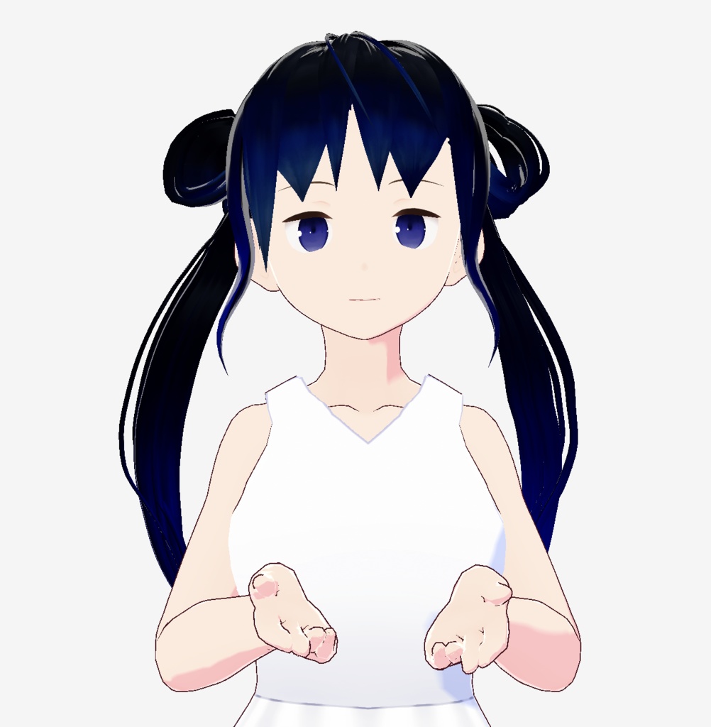 【VRoid】お団子もどきヘア