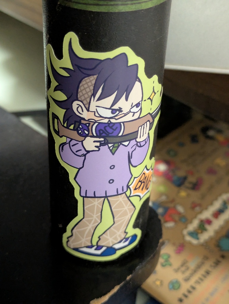 ポプ風シール川兄弟(2枚1セット)