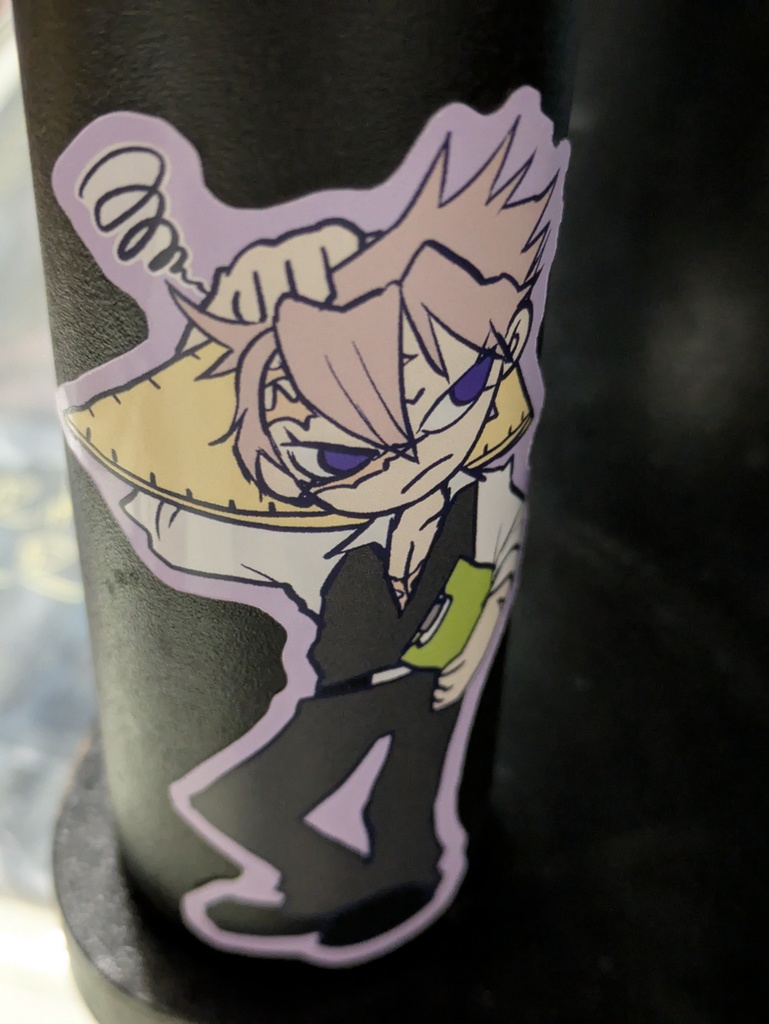 ポプ風シール川兄弟(2枚1セット)