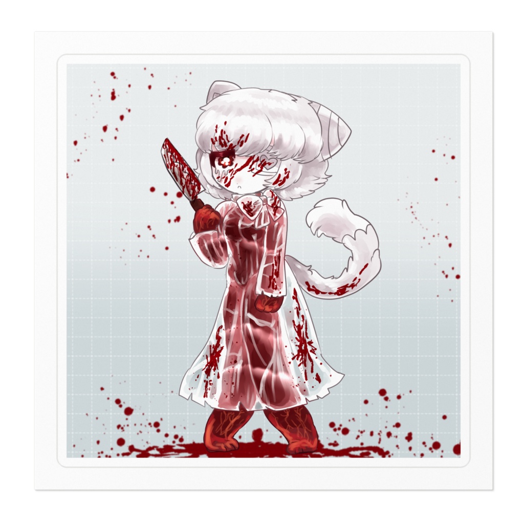 マカロン ステッカー 100 x 100 (mm) 選べる4パターン!