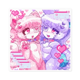 エクマカ ステッカー 100 x 100 (mm) 選べる4パターン!