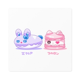 エクマカ ステッカー 100 x 100 (mm) 選べる4パターン!