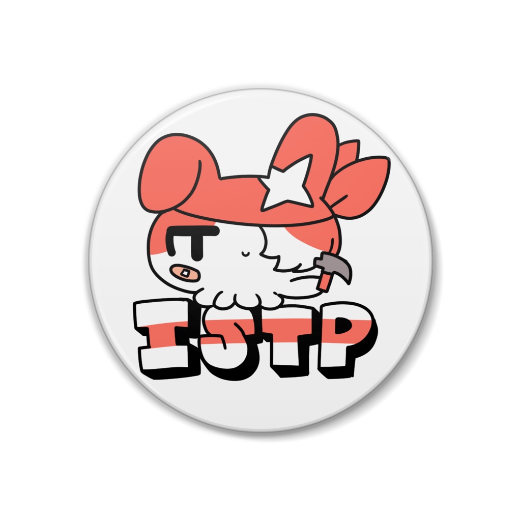 16性格タコちゃんず ISTP 缶バッチ