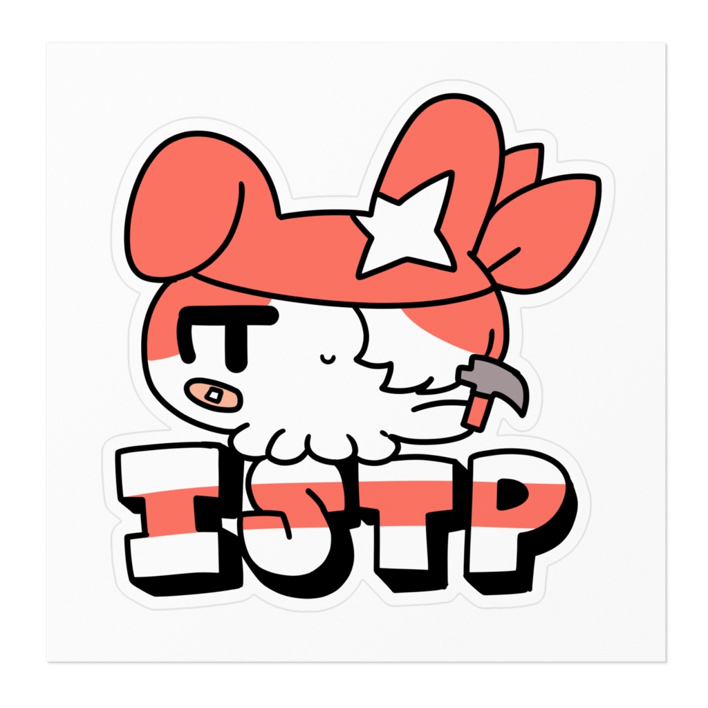 16性格タコちゃんず ISTP ステッカー