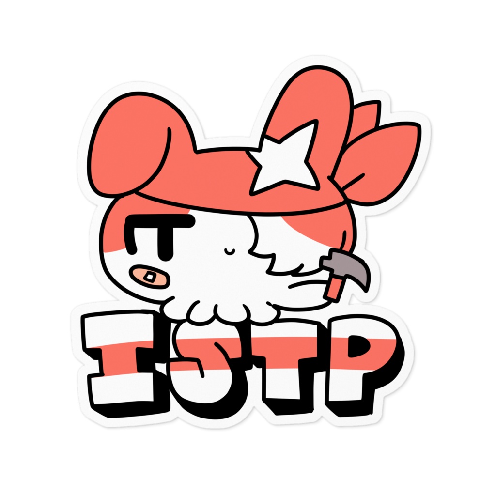 16性格タコちゃんず ISTP ステッカー