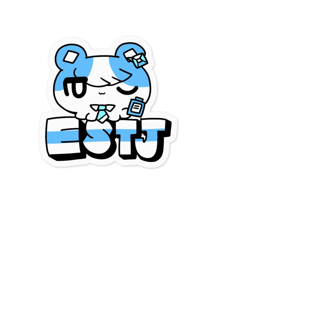 16性格タコちゃんず ESTJ ステッカーミニ