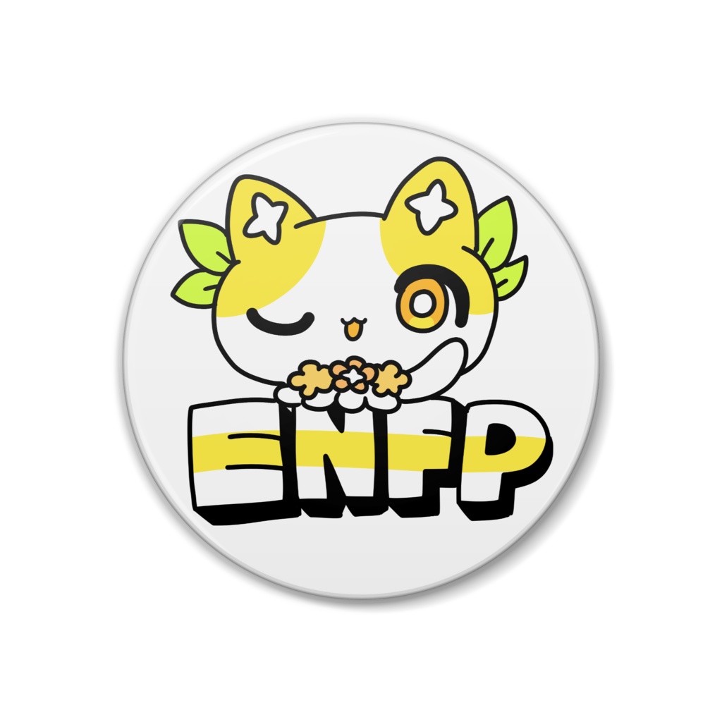 16性格タコちゃんず ENFP 缶バッジ