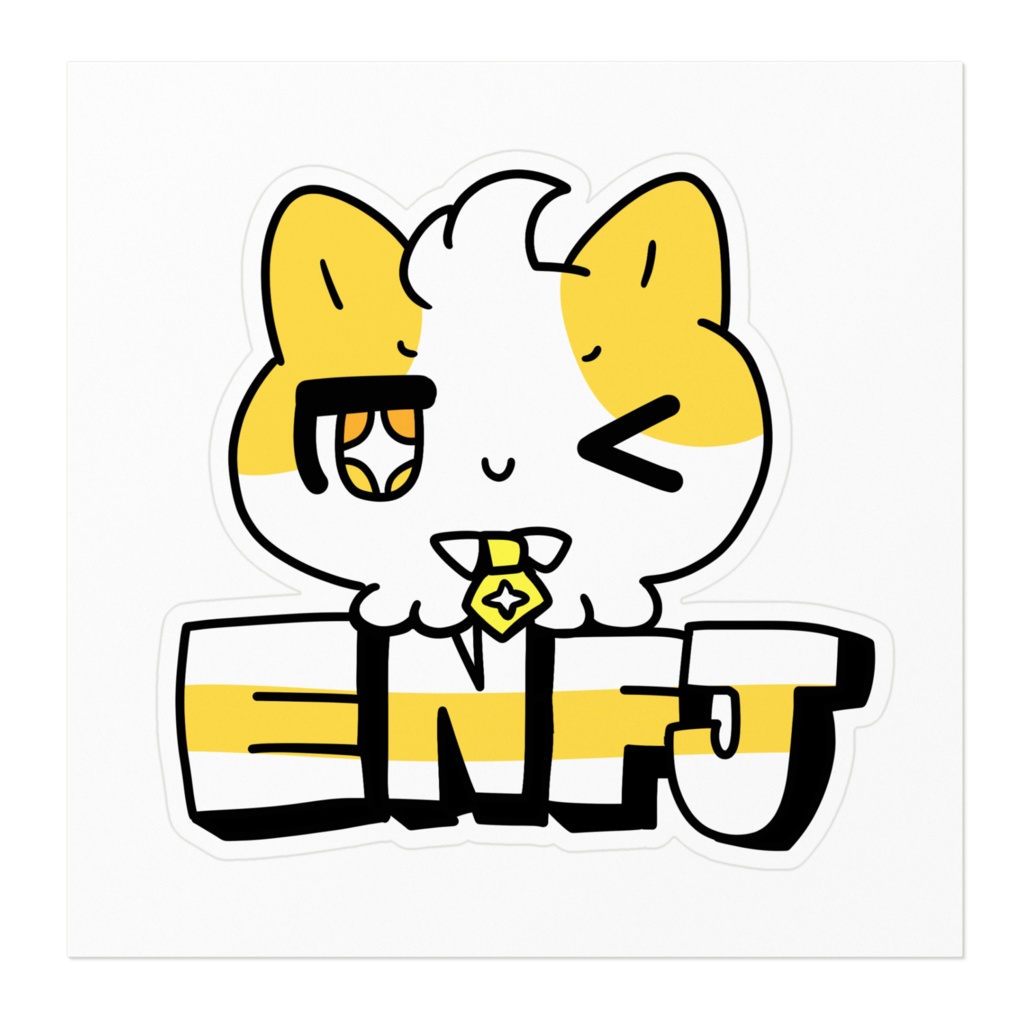 16性格タコちゃんず ENFJ ステッカー