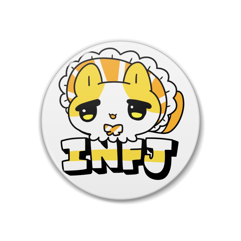 16性格タコちゃんず INFJ 缶バッジ