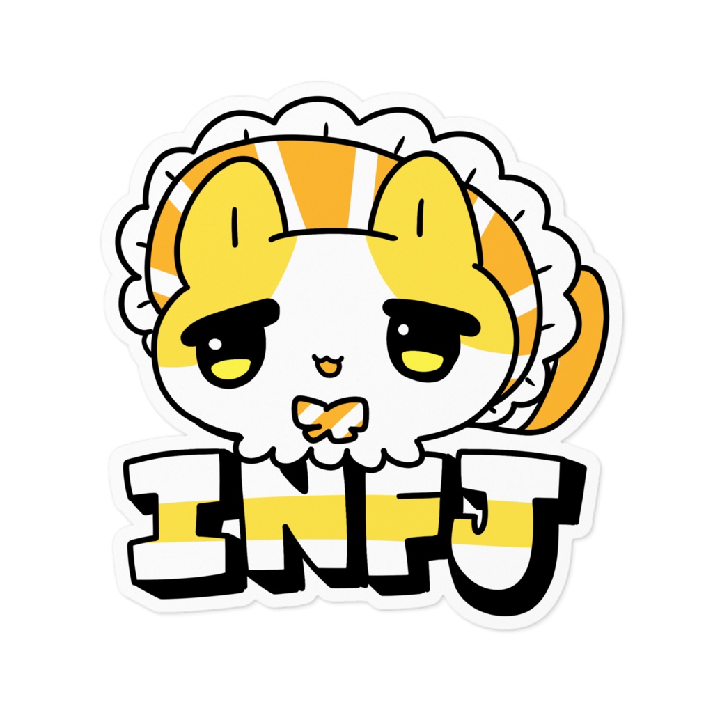 16性格タコちゃんず INFJ ステッカー