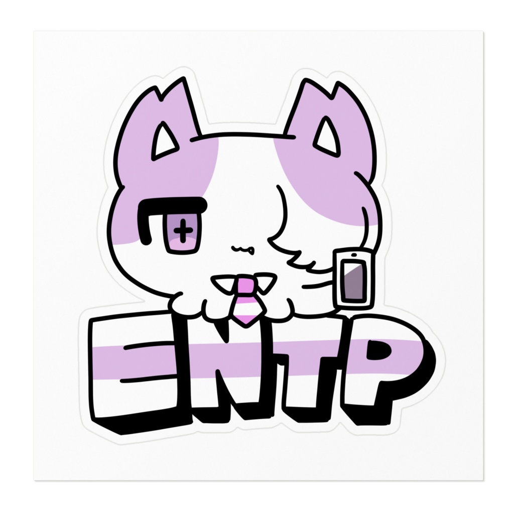 16性格タコちゃんず ENTP ステッカー