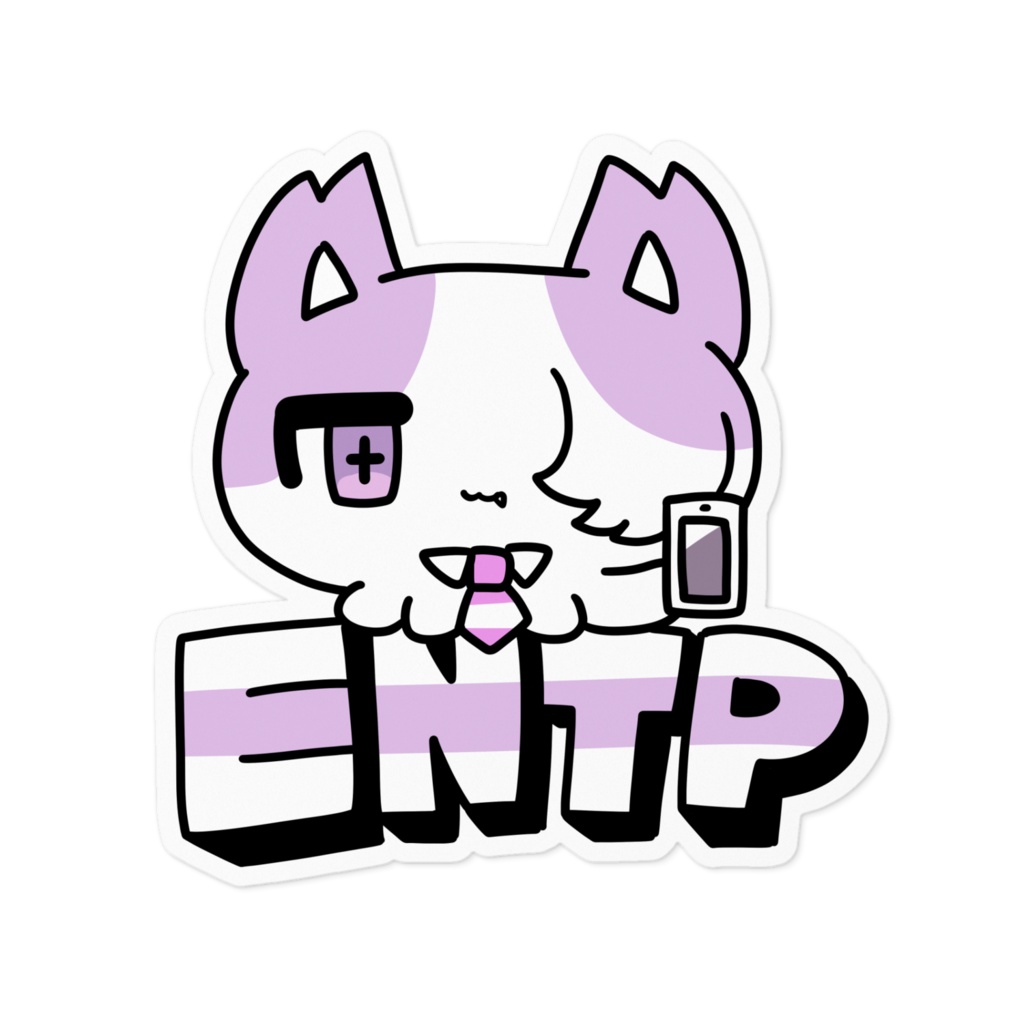 16性格タコちゃんず ENTP ステッカー
