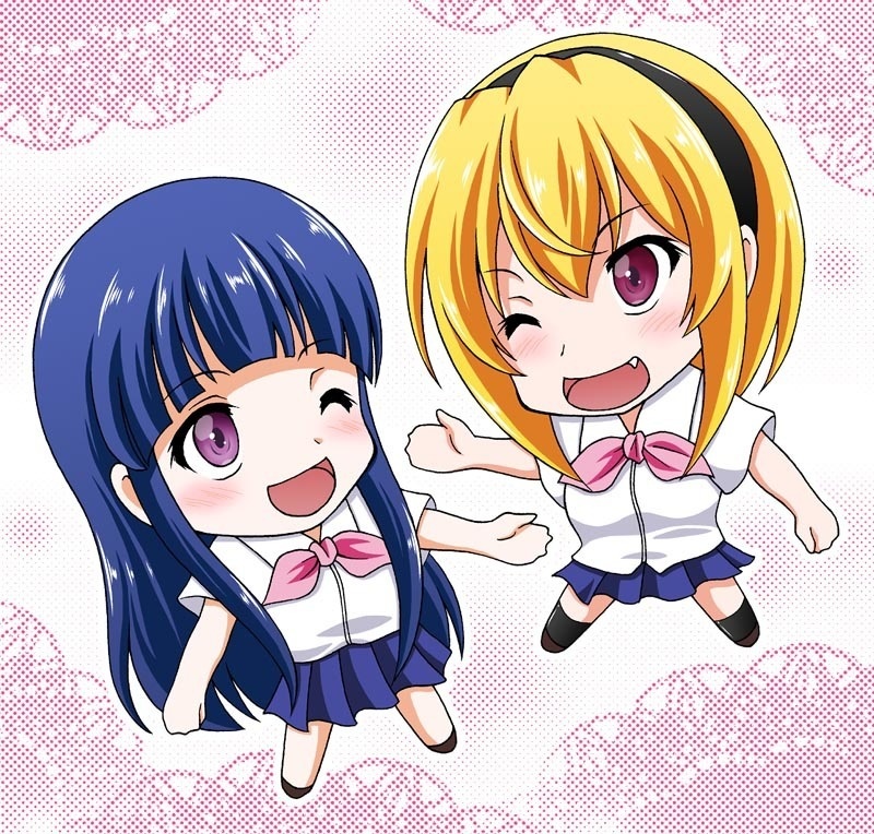 「SD沙都子&梨花ちゃん 」アクリルキーチェーン割引セット(片面印刷ver)