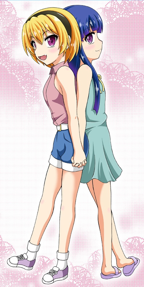 アクリルスタンド沙都子&梨花ちゃん小学生私服Ver