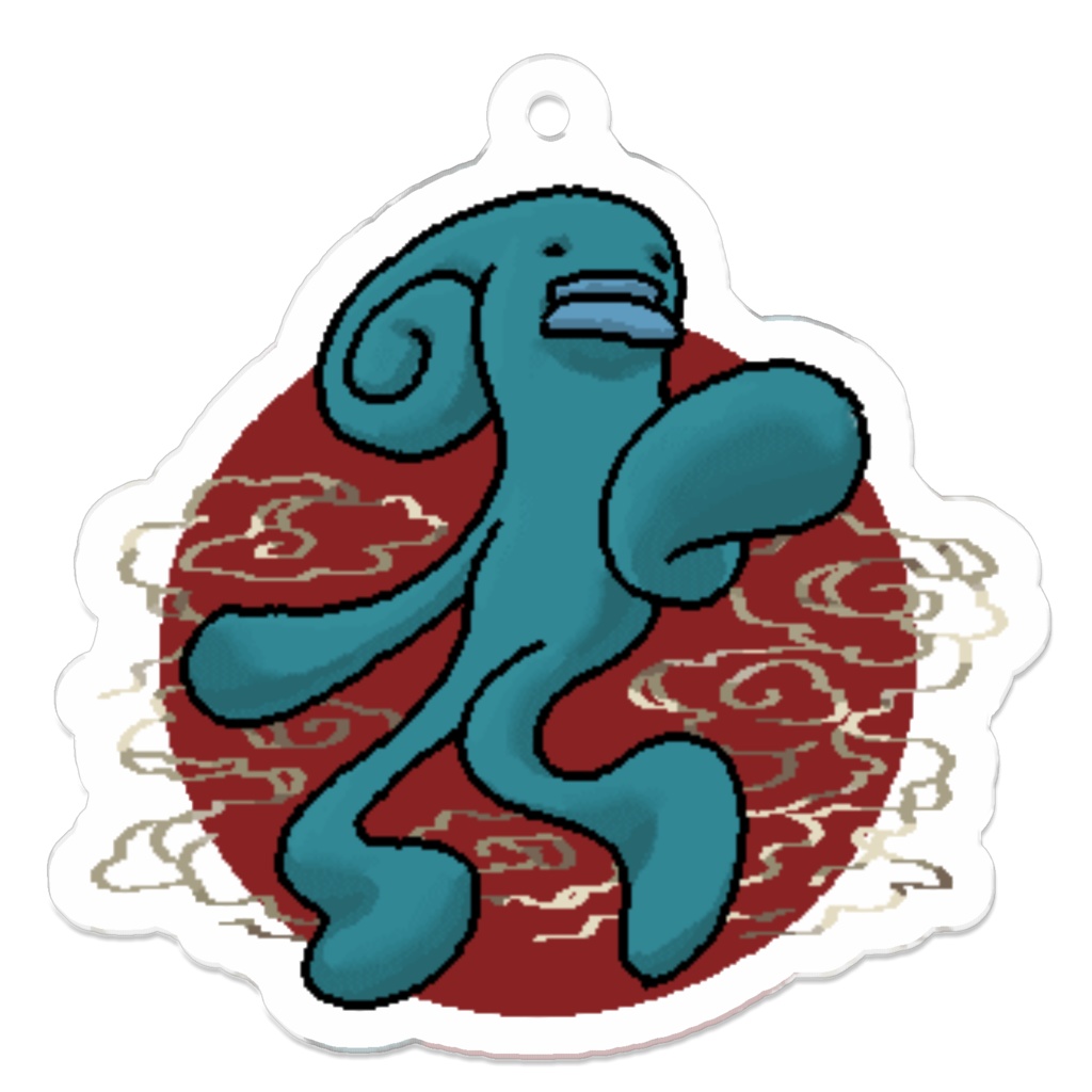 ぱぎ星人のアクリルキーホルダー