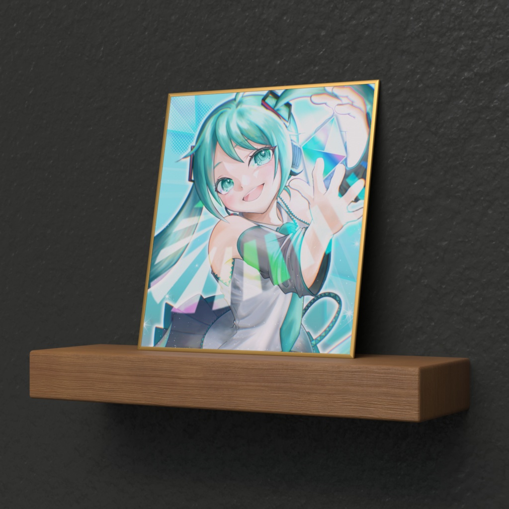 初音ミク ミニ色紙