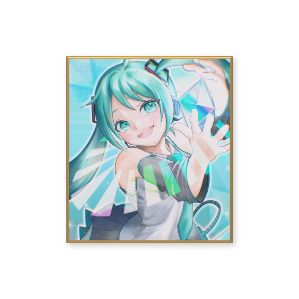 初音ミク ミニ色紙