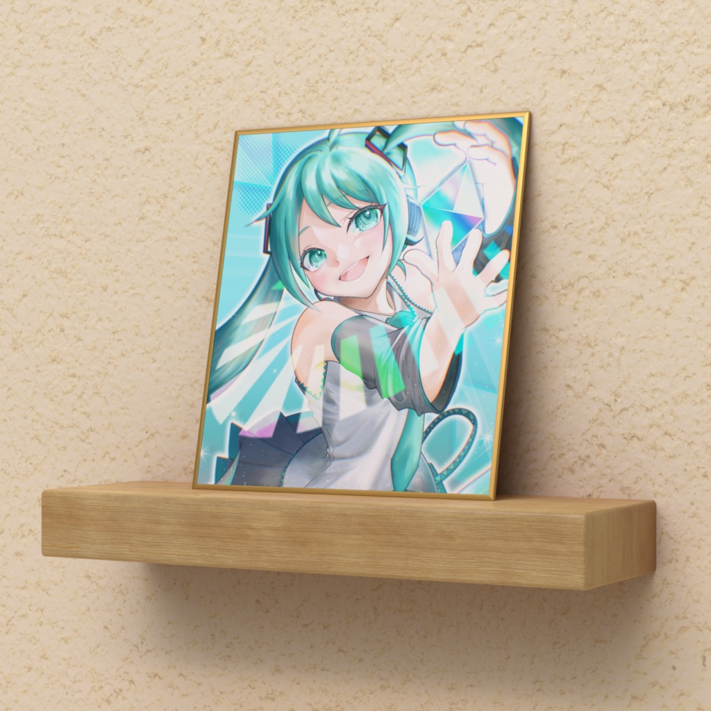 初音ミク ミニ色紙