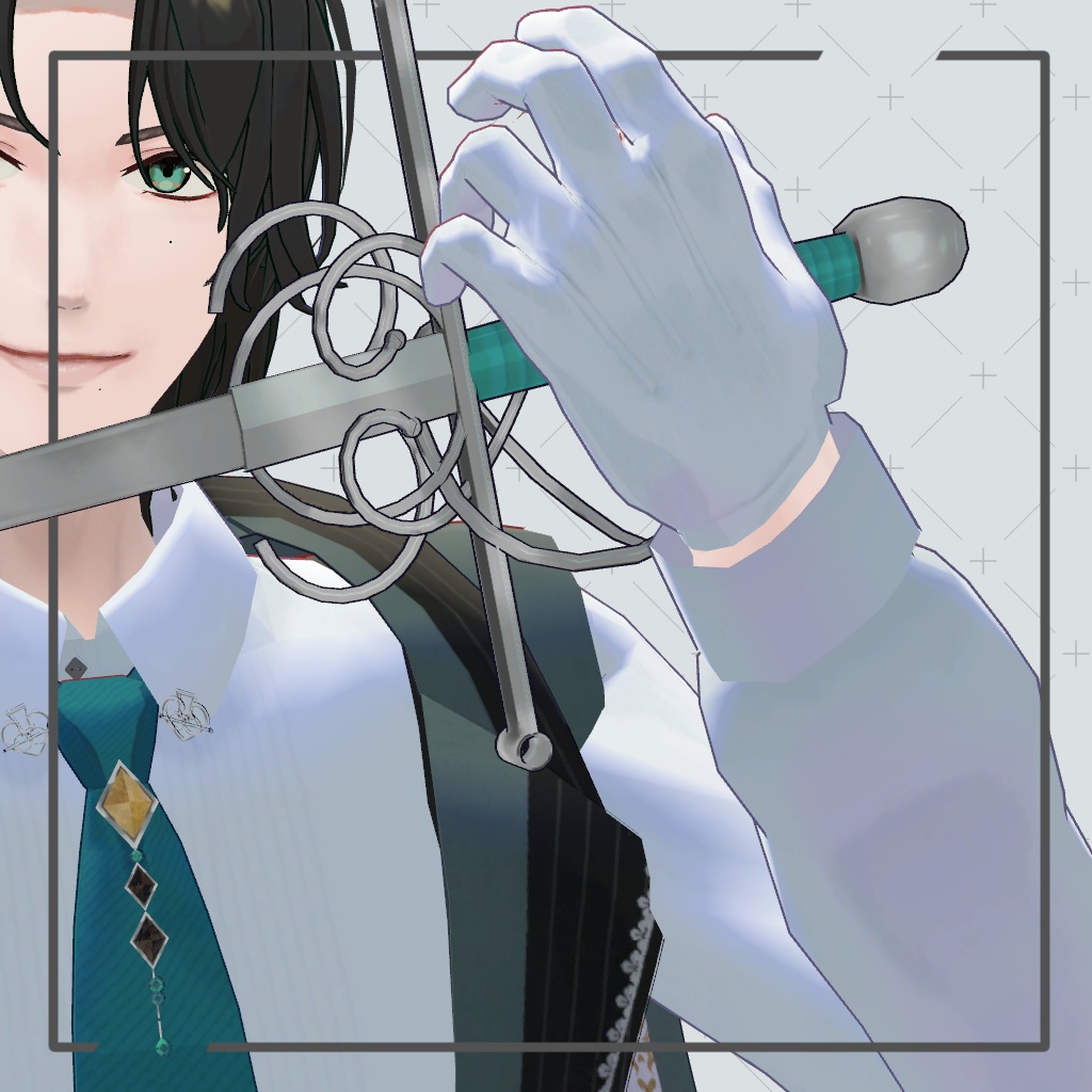 オリジナル3Dアバター Tsurugiツルギ♠