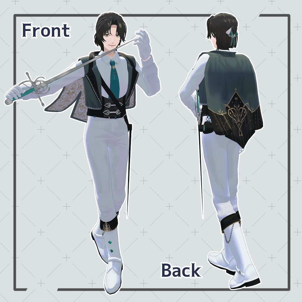 オリジナル3Dアバター Tsurugiツルギ♠