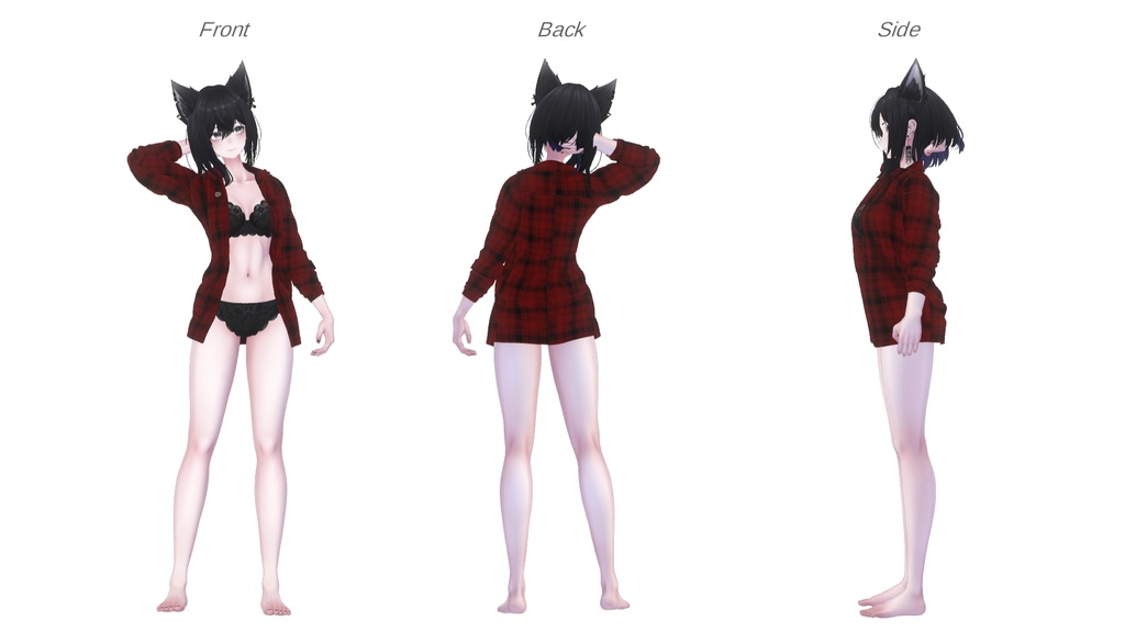 Flannel Shirt for Lasyusha and Moe