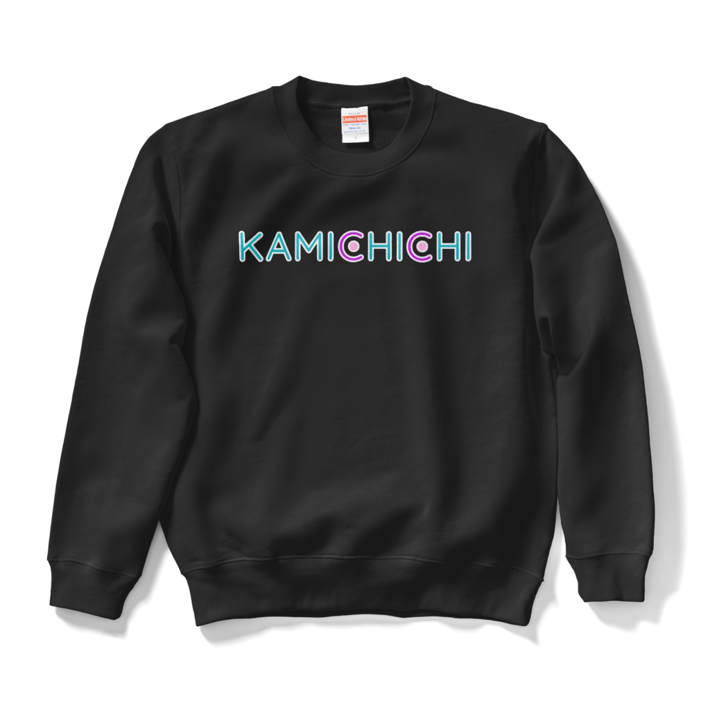 KAMICHICHIオフィシャルロゴ スウェット(ホワイト/ブラック)