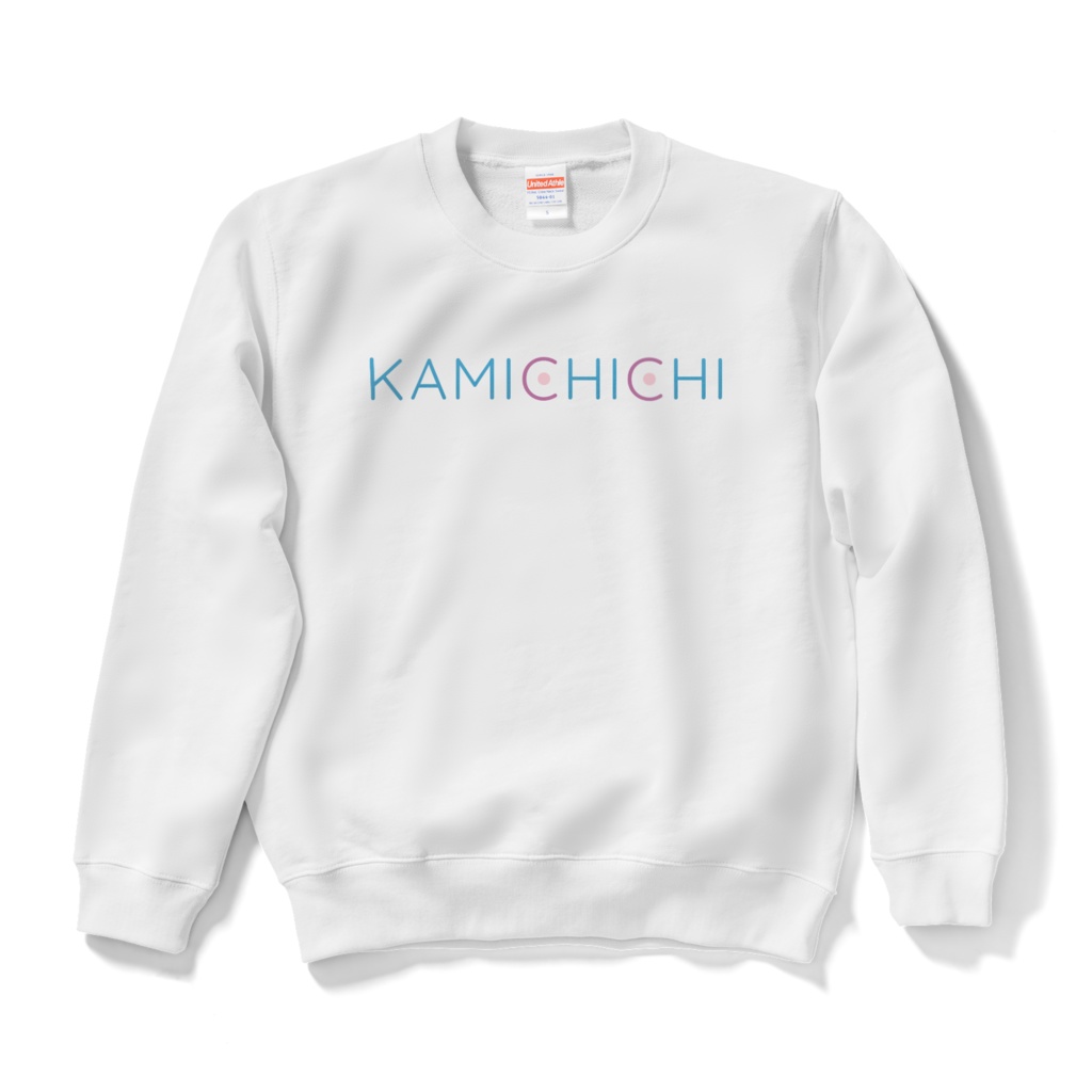 KAMICHICHIオフィシャルロゴ　スウェット（ホワイト/ブラック）