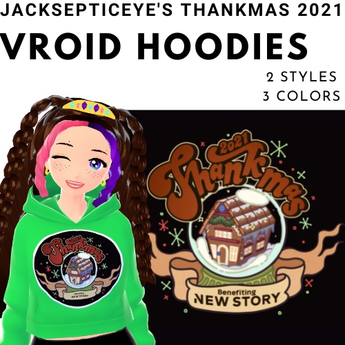 JackSepticEye Thankmas 2021 Hoodie Textures [VROID]