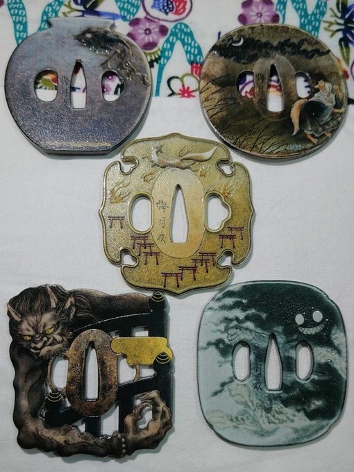 妖の鍔 アクリルキーホルダー