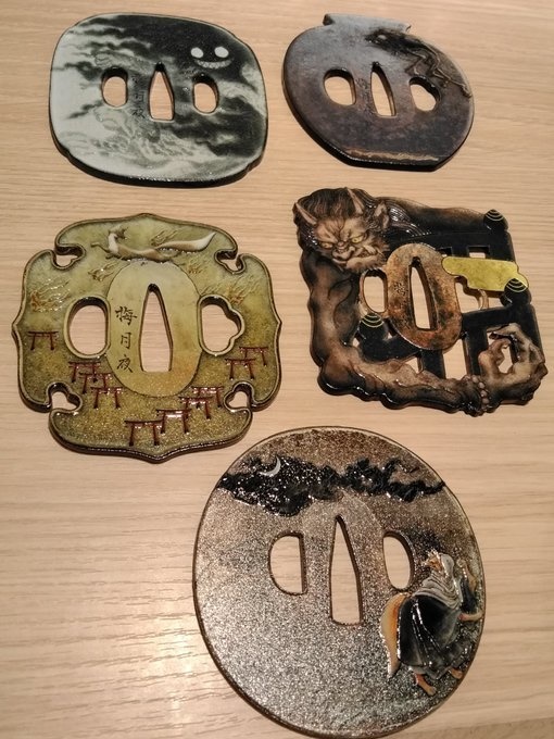 妖の鍔 アクリルキーホルダー