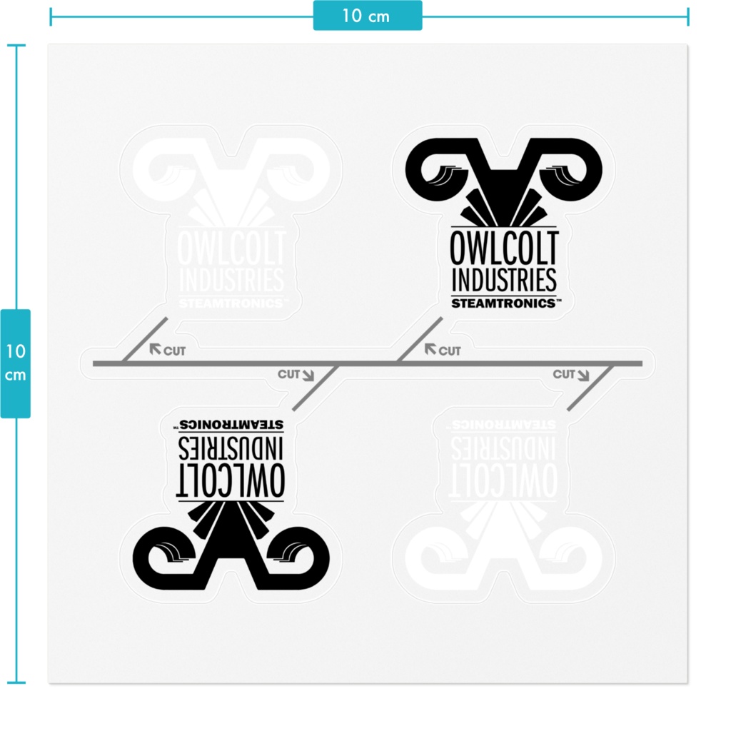 Owlcolt Industries Logo Sticker (Small)