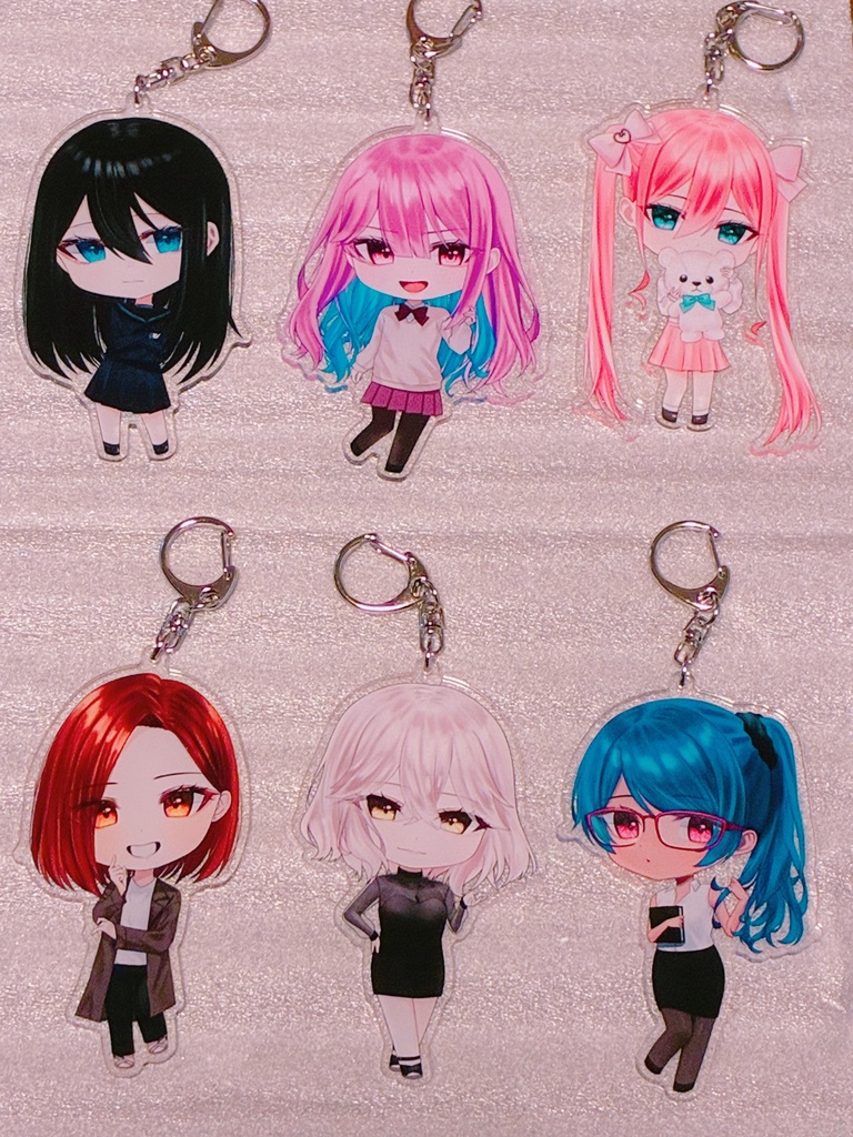 愛カタ アクリルキーホルダー