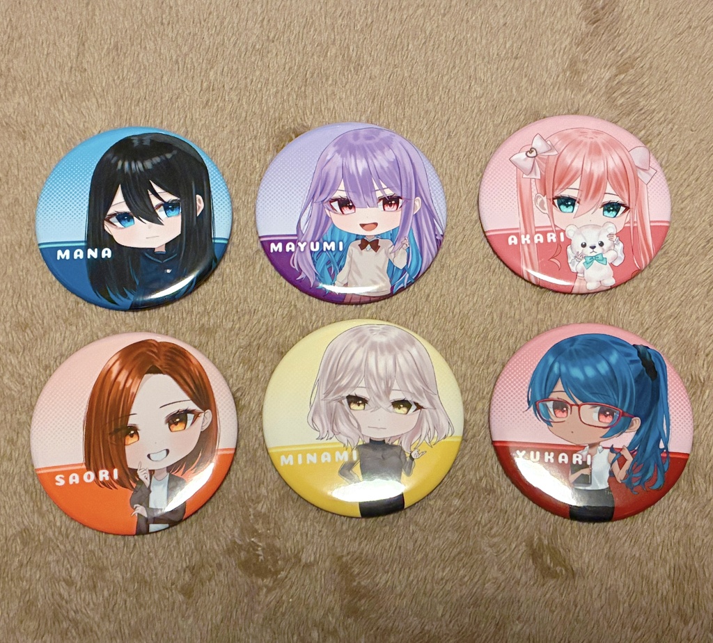 愛カタ 缶バッジ