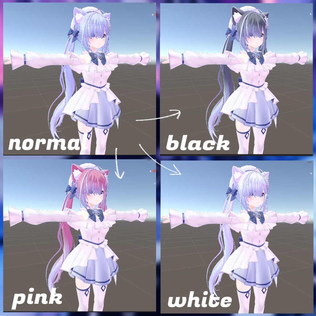 【Ciel-シエル-ちゃん専用】グラデーションヘアテクスチャ