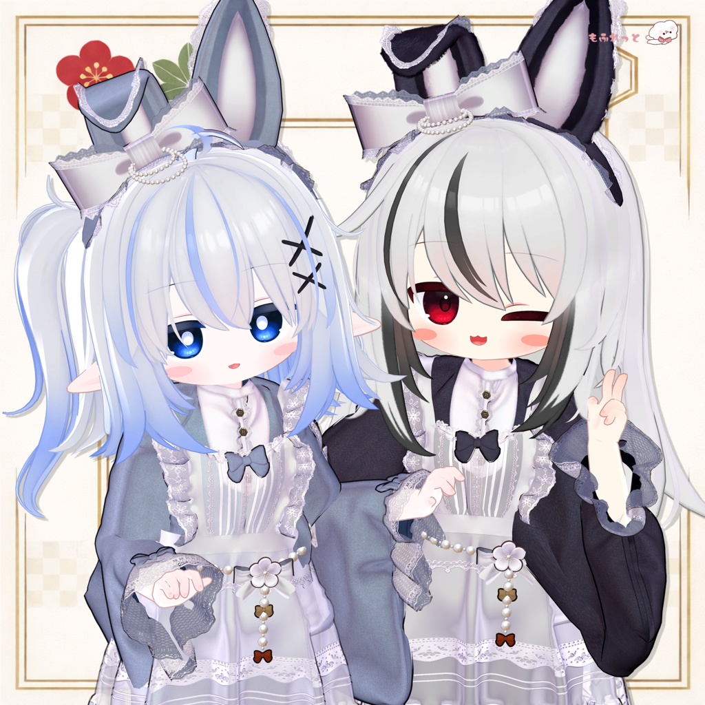 【VRChat 和服】もふこまち