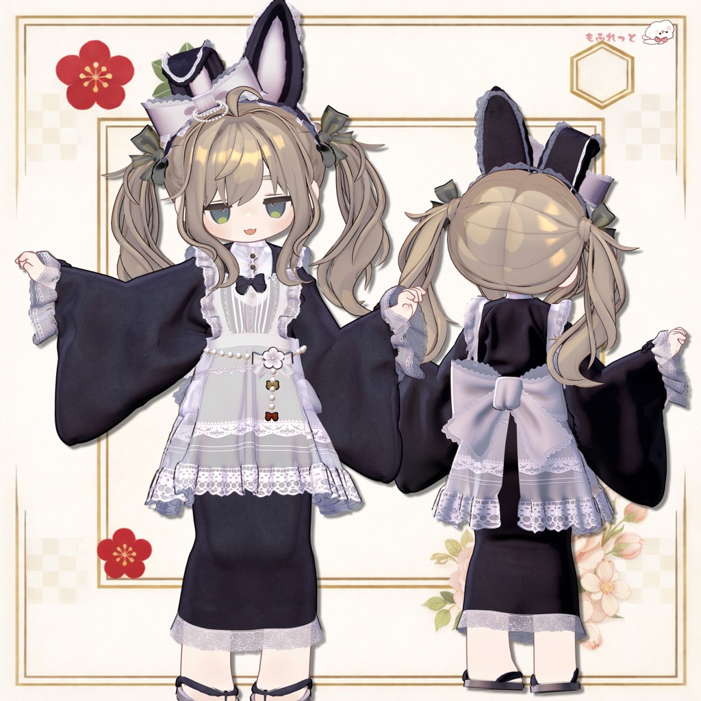 【VRChat 和服】もふこまち