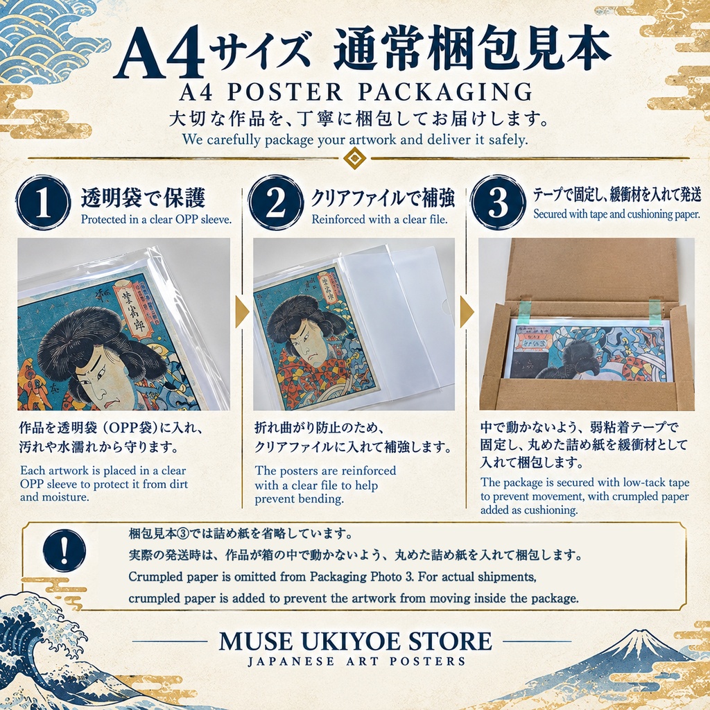【A4ポスター 3枚セット】河鍋暁斎 七福冨士之萬㐂神 浮世絵 3枚続 猪 富士山 縁起物 開運 七福神 The Seven Lucky Gods and the Giant Boar at Mt. Fuji Kawanabe Kyosai Ukiyo-e Art Poster 和モダン インテリア 壁掛け 絵画【MUSE no.00873A4】
