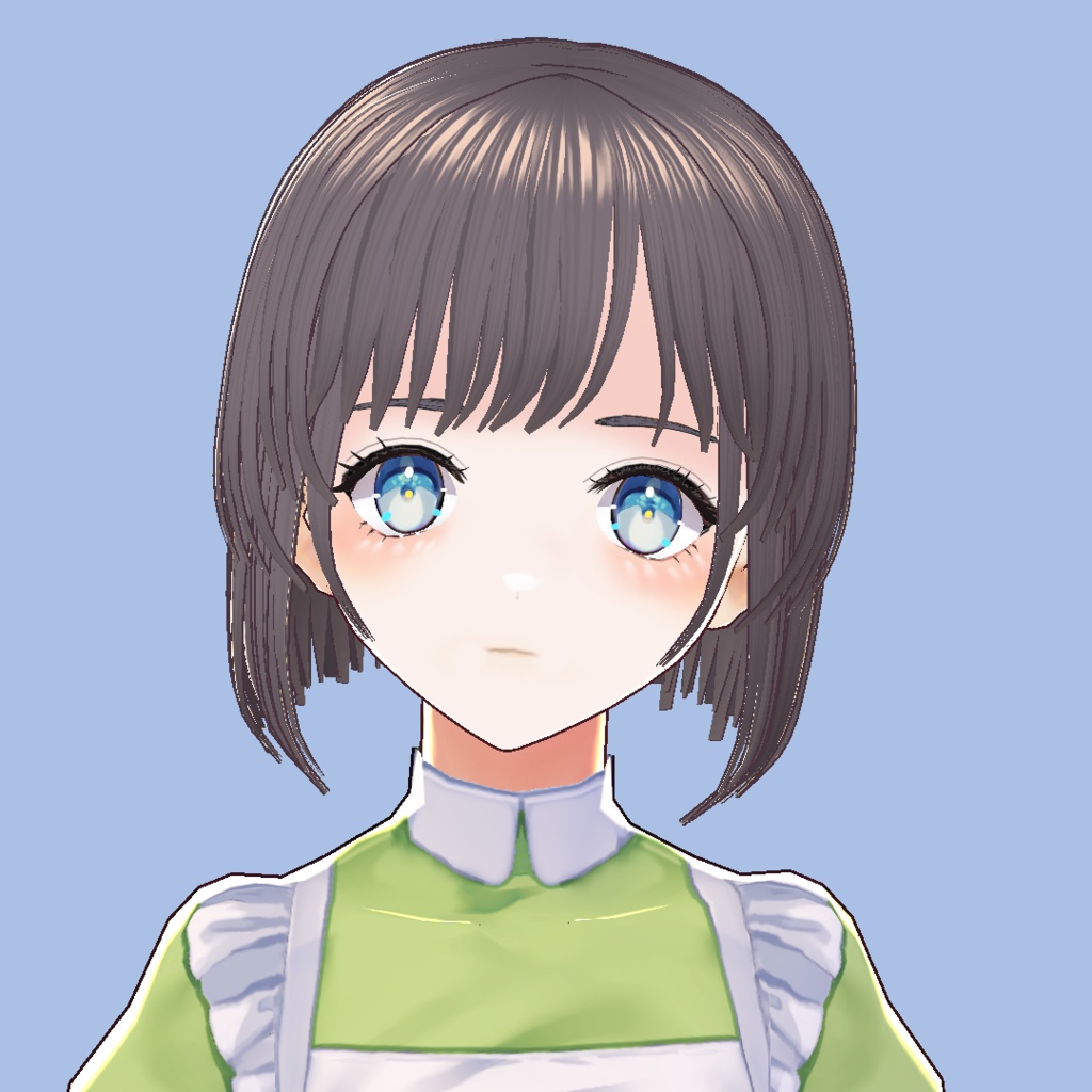 【正式版用データ追加】前下がりボブ プリセット+テクスチャ(女の子用)