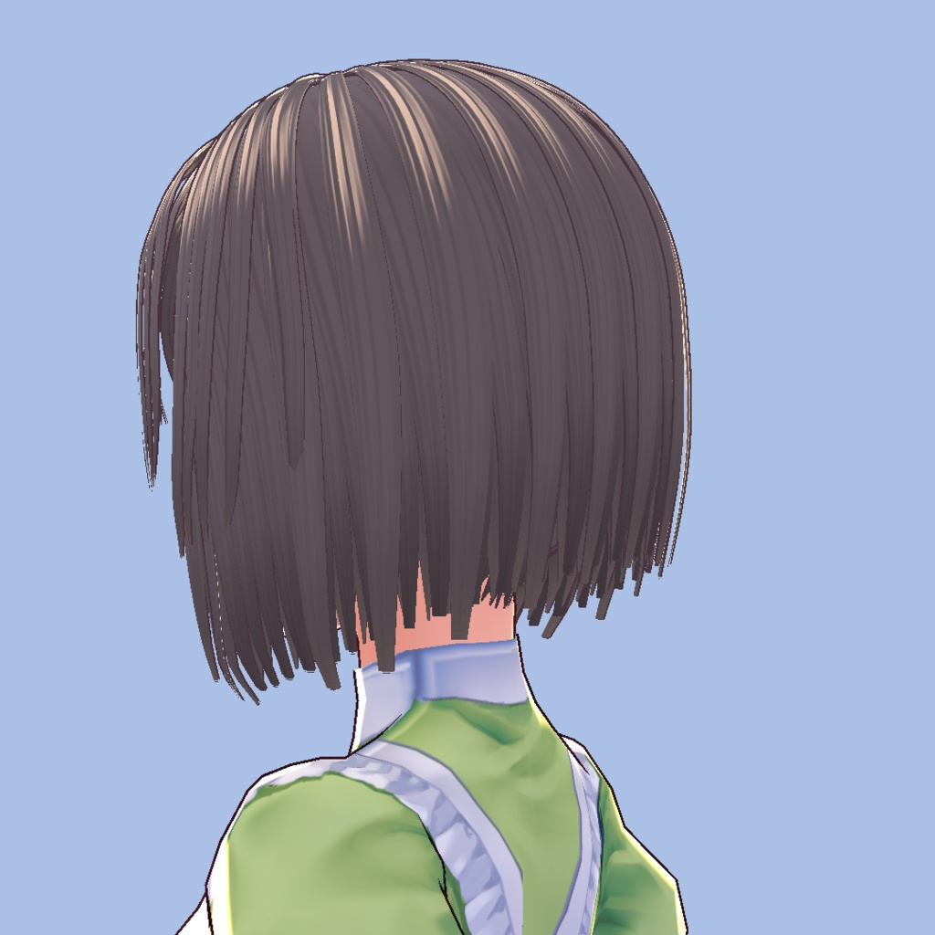 【正式版用データ追加】前下がりボブ プリセット+テクスチャ(女の子用)