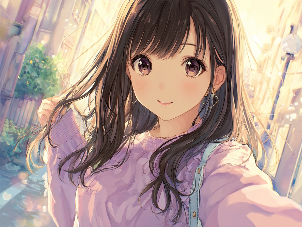 やわらか日常少女パック｜AIアニメ化9枚セット（実写→アニメ）