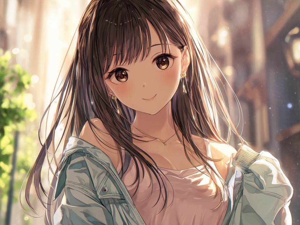 やわらか日常少女パック|AIアニメ化9枚セット(実写→アニメ)