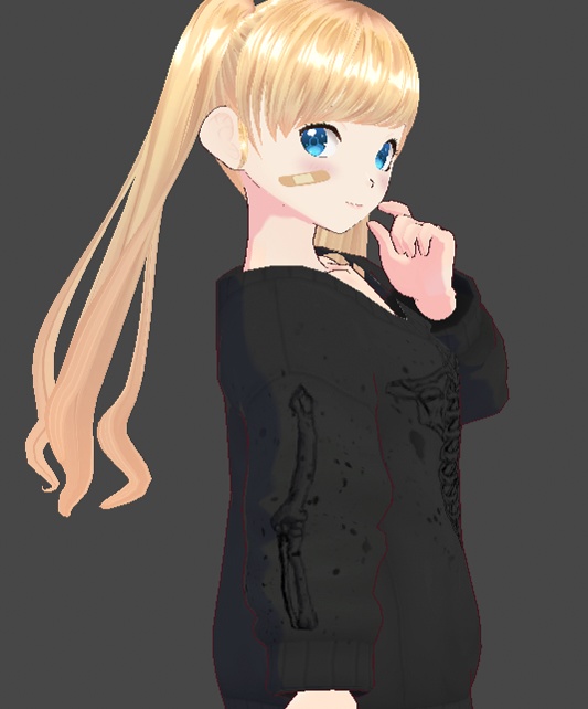 Skeleshirt 【VROID SWEATER SHIRT】FREE