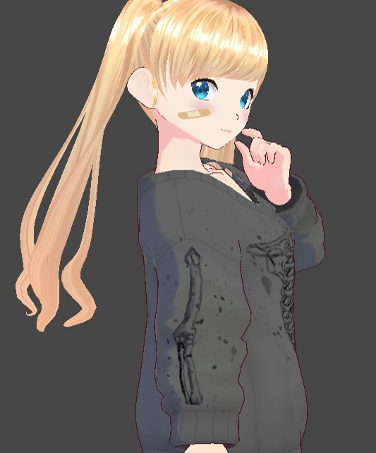 Skeleshirt 【VROID SWEATER SHIRT】FREE