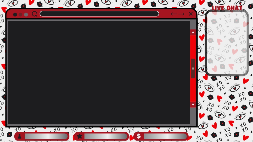 XoXo TWITCH OVERLAYS [FREE] - MillyDusa - BOOTH