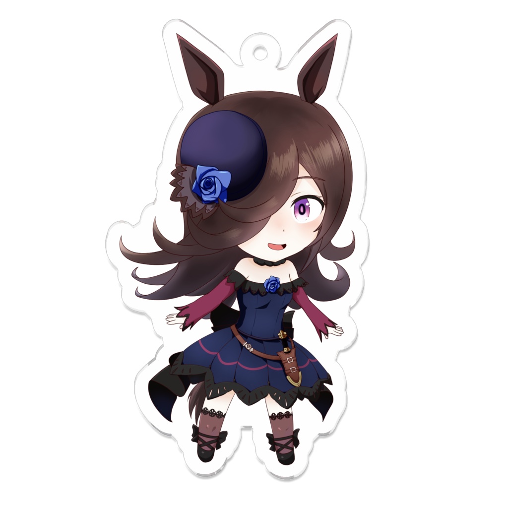 ライスシャワーアクリルキーホルダー