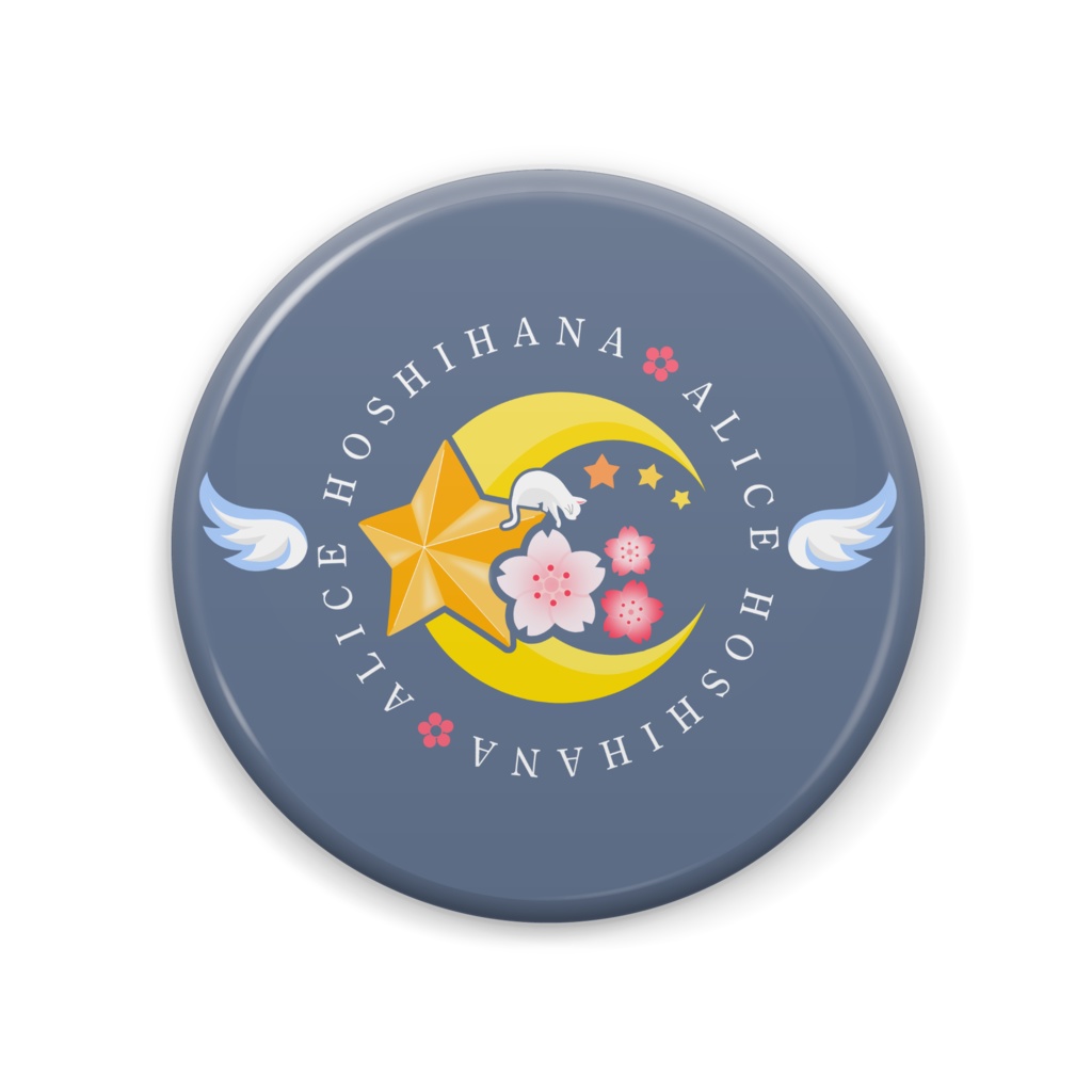 6周年記念ロゴ缶バッチ