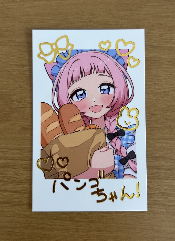 【非公式】周央サンゴチェキ風カード