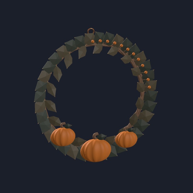 【VRChat・Unity向け】やさしいハロウィーンの飾りセット|全25種・各3配色