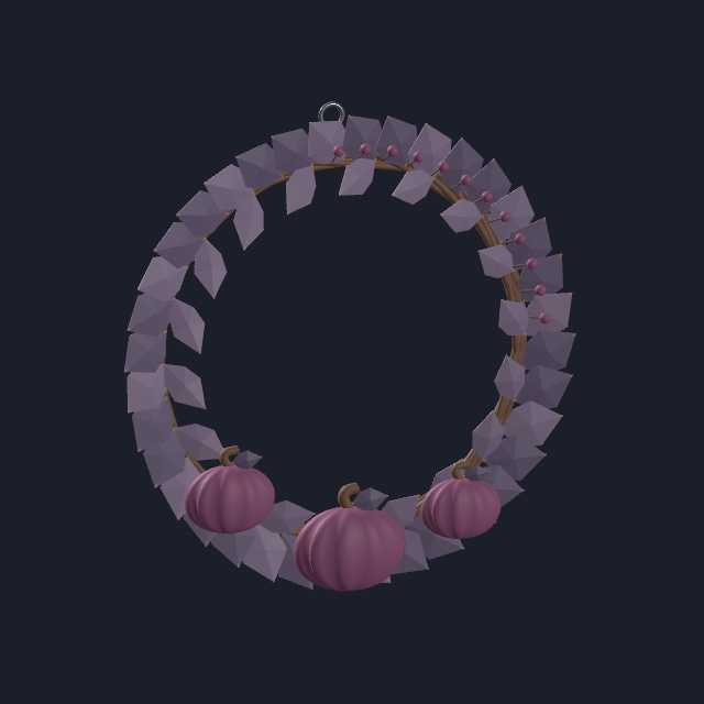 【VRChat・Unity向け】やさしいハロウィーンの飾りセット|全25種・各3配色