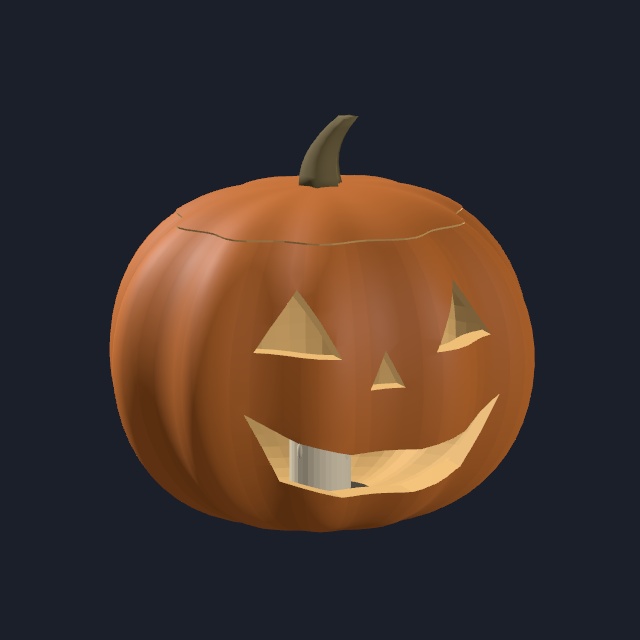 【VRChat・Unity向け】やさしいハロウィーンの飾りセット|全25種・各3配色